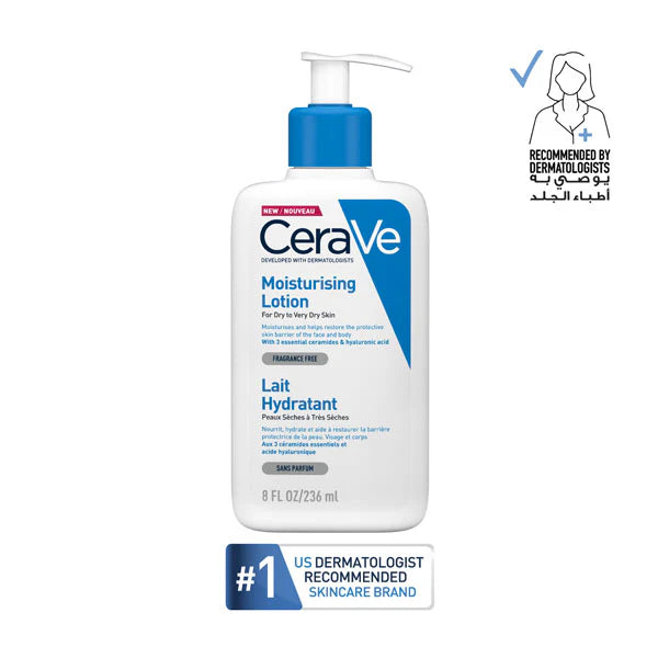 Cerave Moisturizing Lotion for Dry to Very Dry Skin with Hyaluronic Acid 236Ml